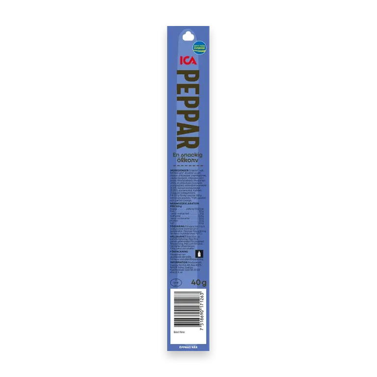 Ölkorv Peppar 40g