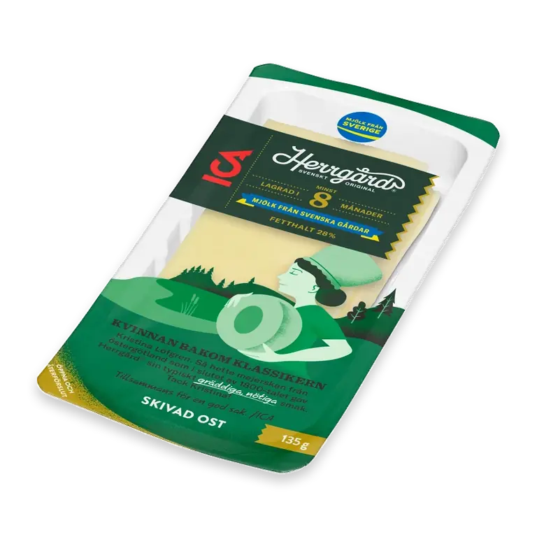 Ost Herrgård 28% Skivad 135g