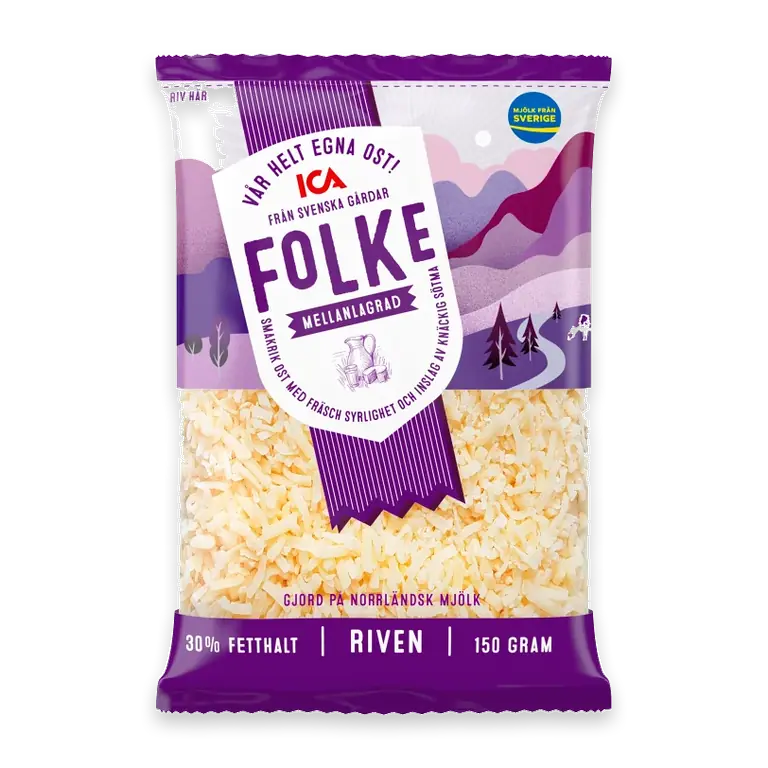 Ost Riven Folke 150g