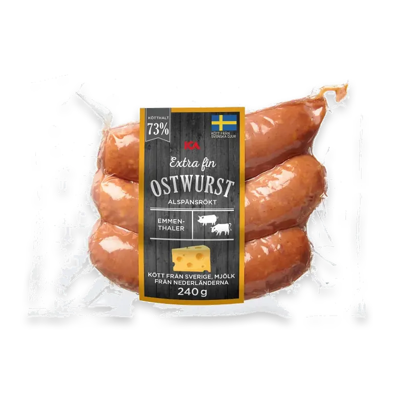 Ostwurst Extra FIn 73% Kötthalt 240g