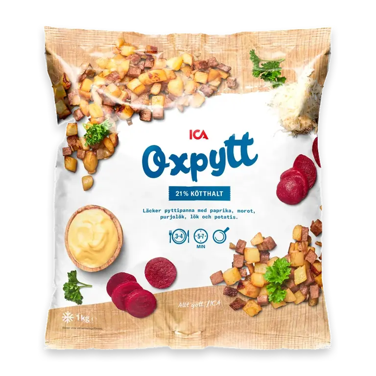 Oxpytt Fryst 1kg