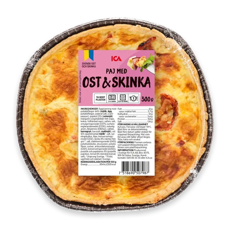 Paj Ost och Skinka 300g