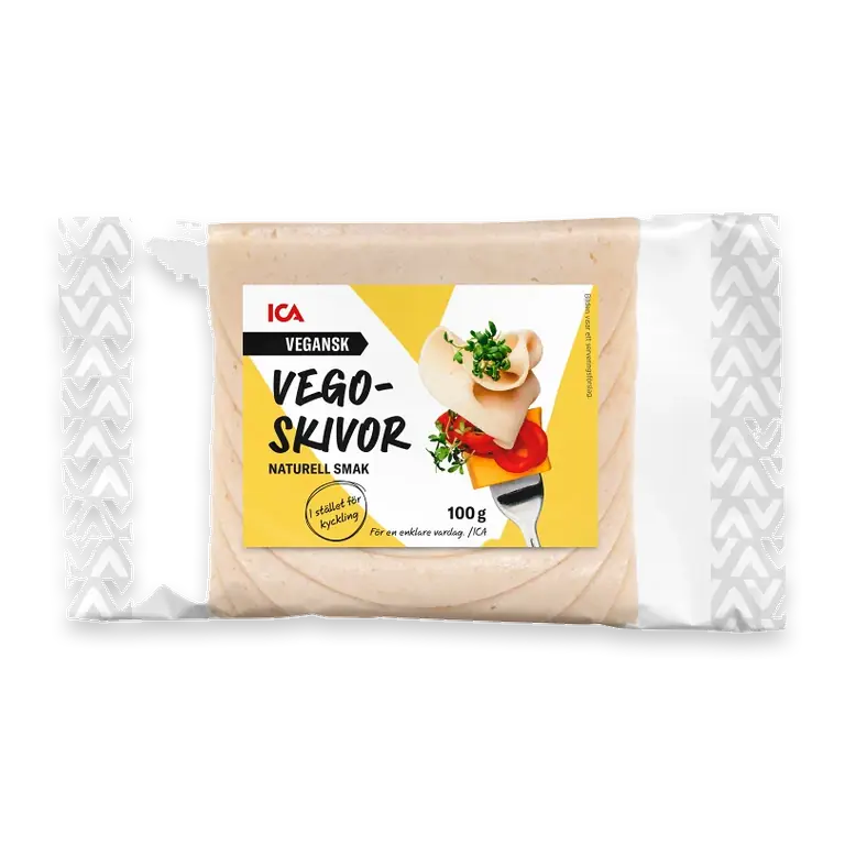 Pålägg Vegoskivor Naturell 100g