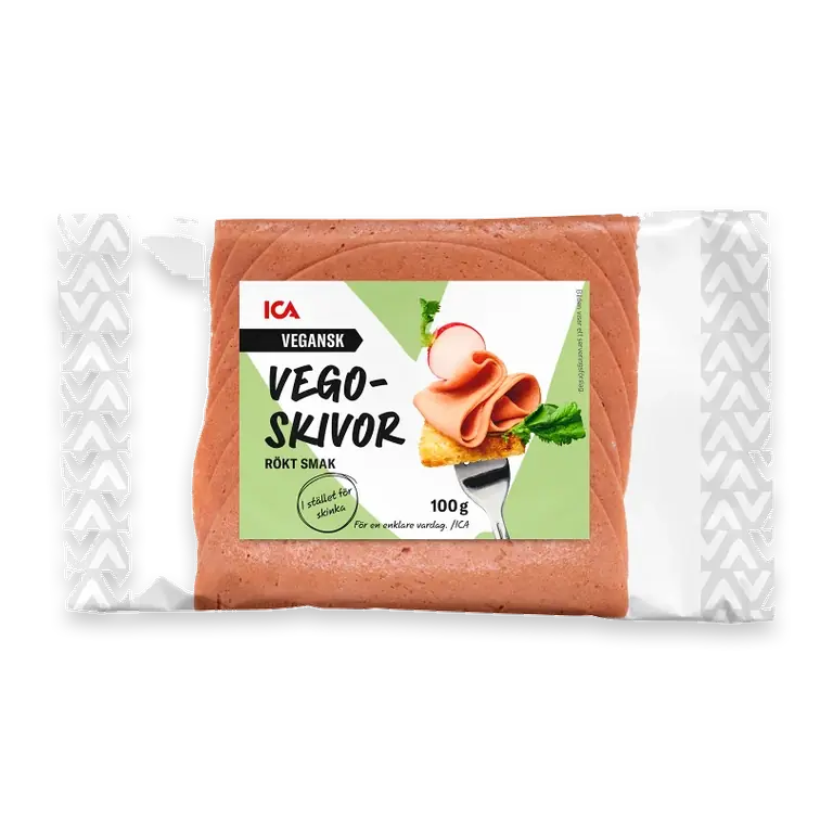 Pålägg Vegoskivor Rökta 100g