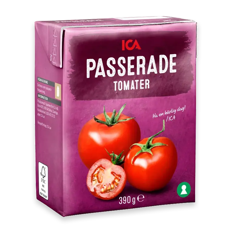 Passerade tomater 390g