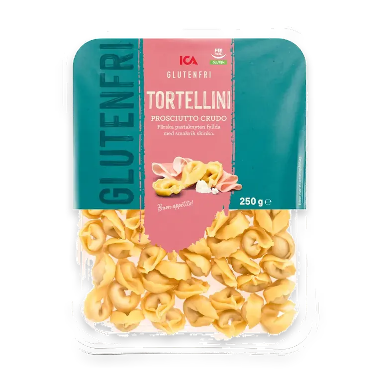 Pasta Tortellini Prosciutto Crudo Glutenfri Färsk 250g