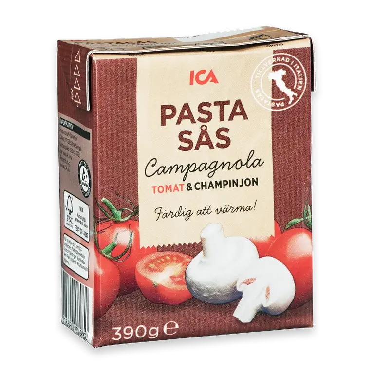 Pastasås Tomat och champinjon 390g