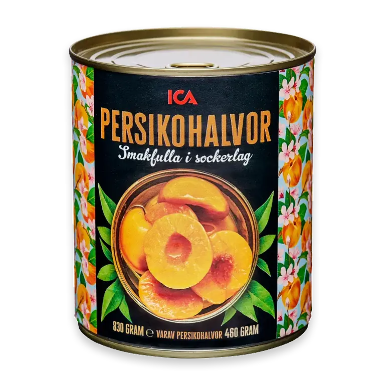 Persikohalvor 480g