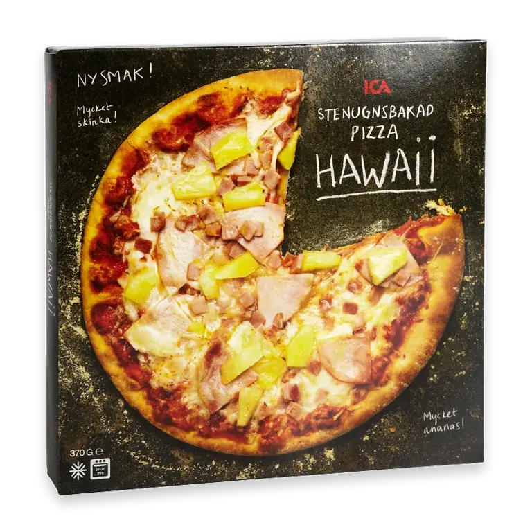Pizza Hawaii stenugnsbakad pizza 370g