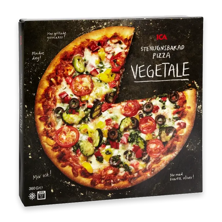 Pizza Vegetale stenugnsbakad 360g