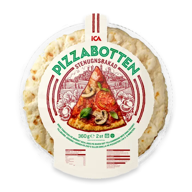 Pizzabotten 2-p 360g 360g