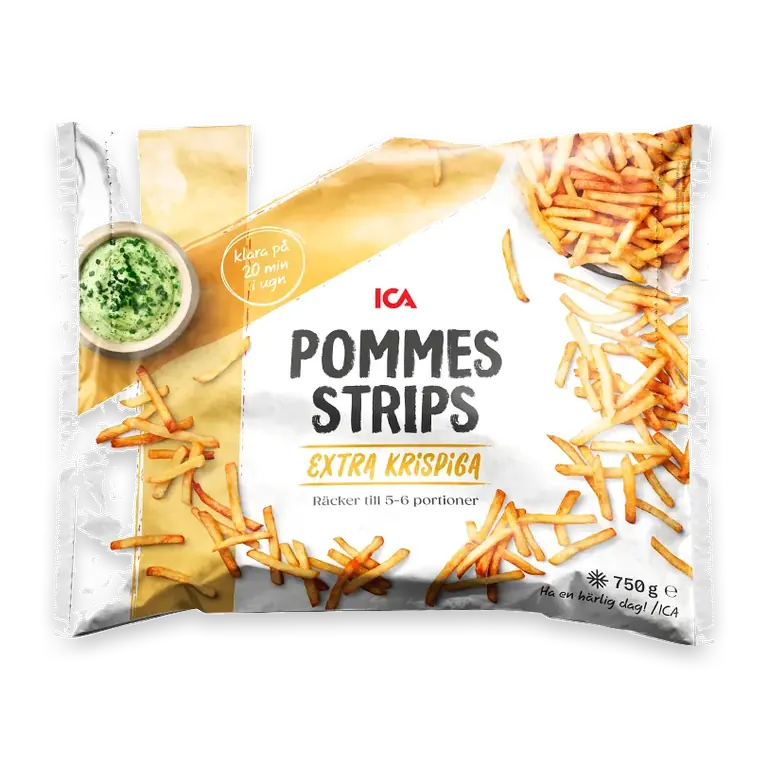 Pommes strips extra krispiga 750g