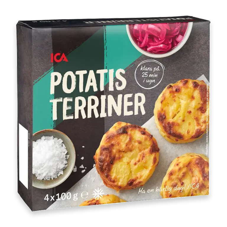 Potatisterriner Fryst 4-p 400g