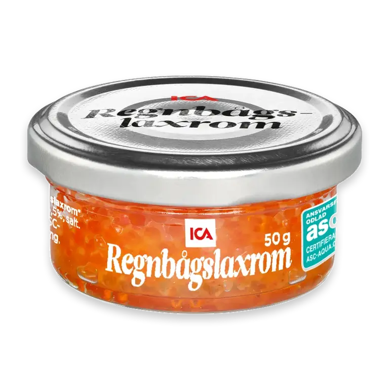 Regnbågslaxrom Miljömärkt 50g
