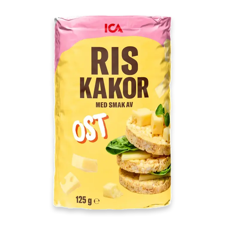 Riskakor ost 125 g