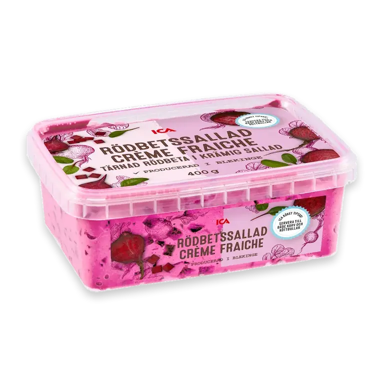 Rödbetssallad med Crème Fraiche 400g