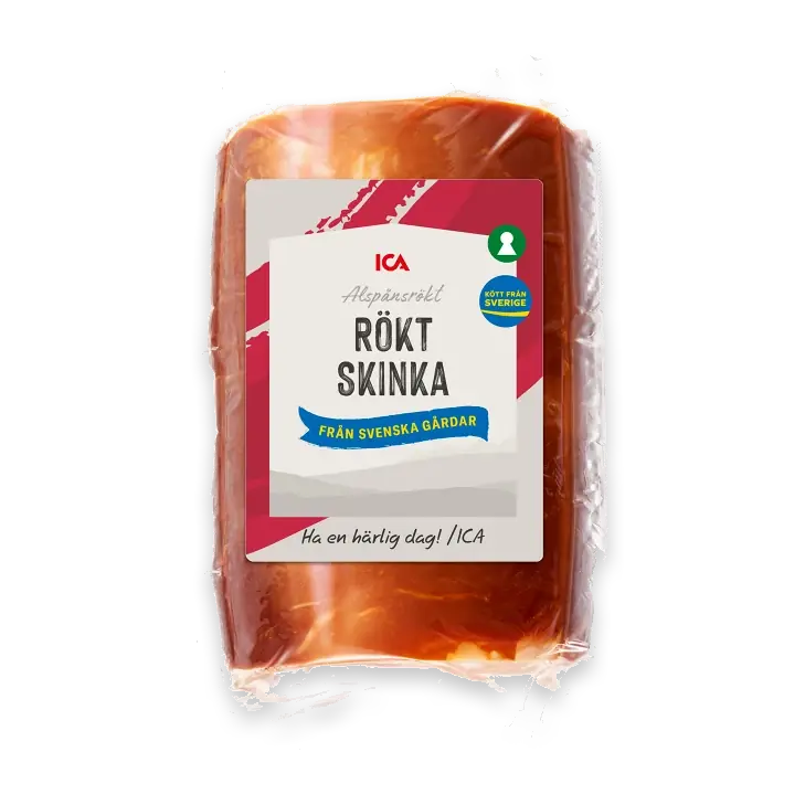 Rökt skinka bit ca 375g