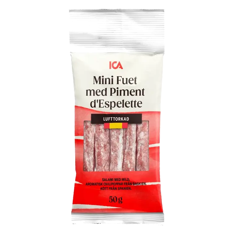 Salami Fuet Espelettepeppar Mini 50g