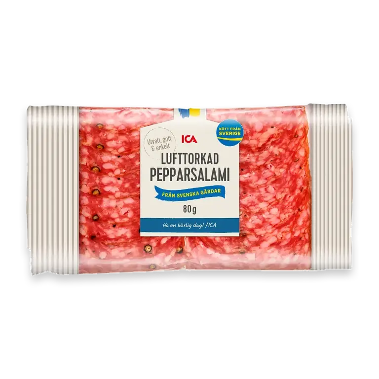 Salami Peppar Lufttorkad 80g