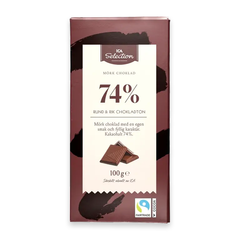 Choklad Mörk 74% 100g