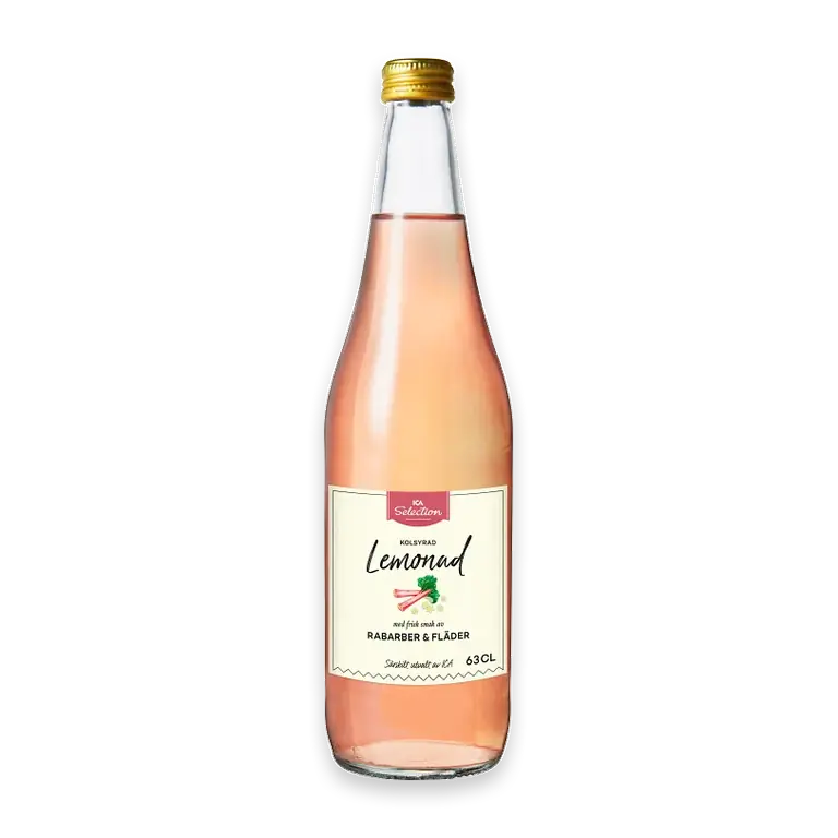 Lemonad Rabarber & fläder 63cl
