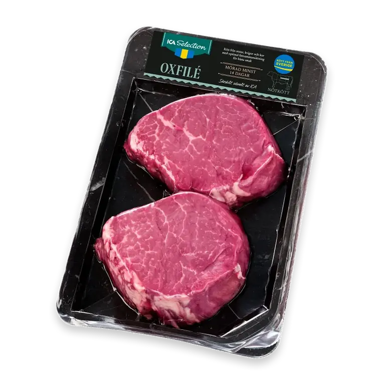 Oxfilé Färsk Skivad 300g