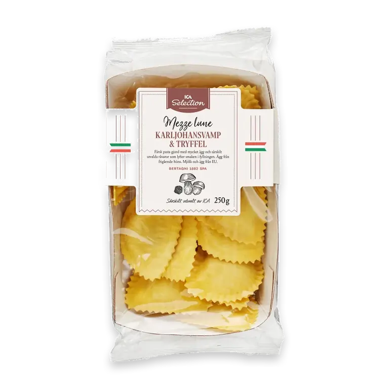 Pasta Mezze Lune Karl-johansvamp Färsk 250g