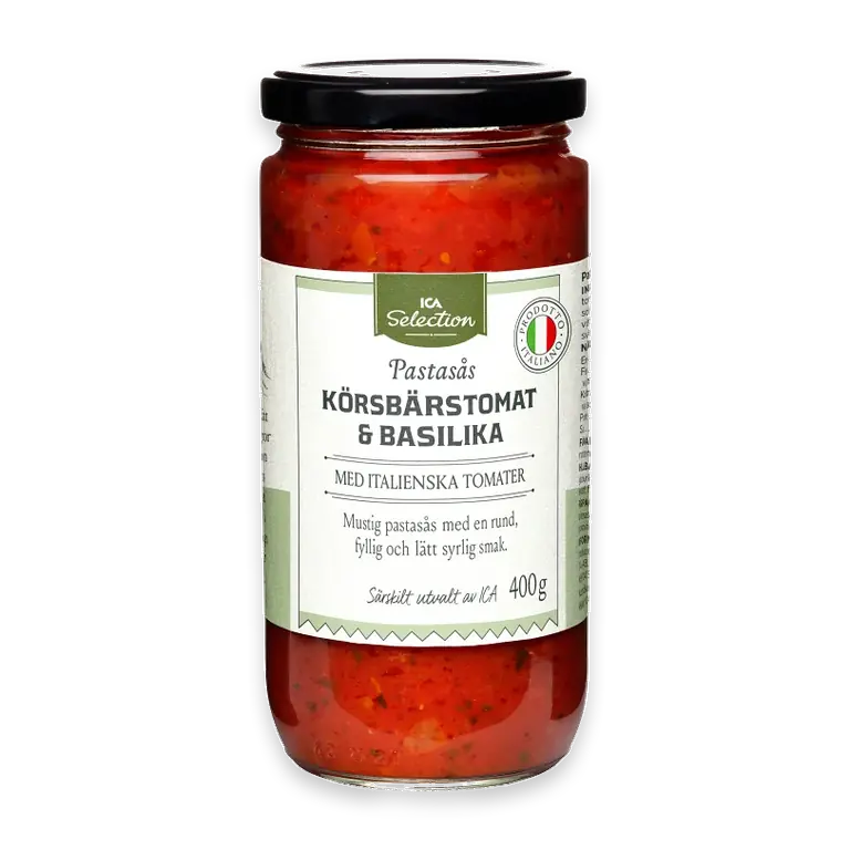 Pastasås Körsbärstomat & Basilika