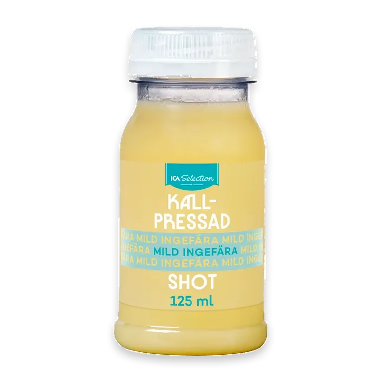 Shot mild Ingefära Kallpressad 125ml