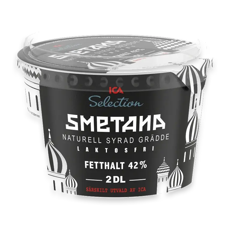 Smetana Laktosfri 42% 2dl