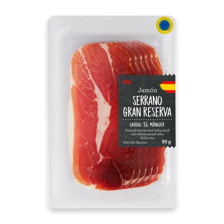 Skinka Jamon gran reserva Lufttorkad 90g