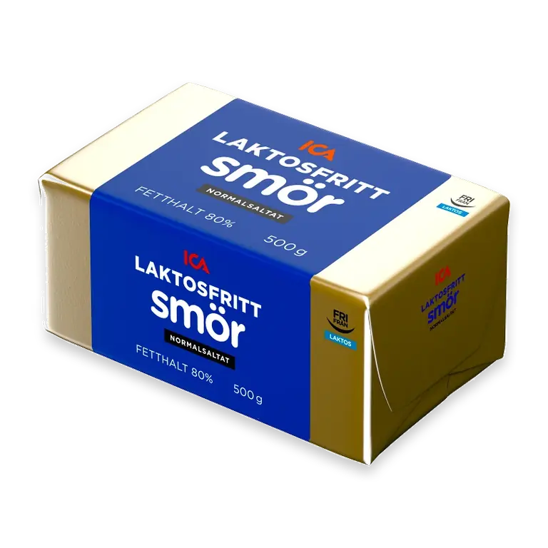 Smör 80% Normalsaltat Laktosfri 500g