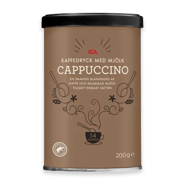Snabbkaffe Cappuccino 200g