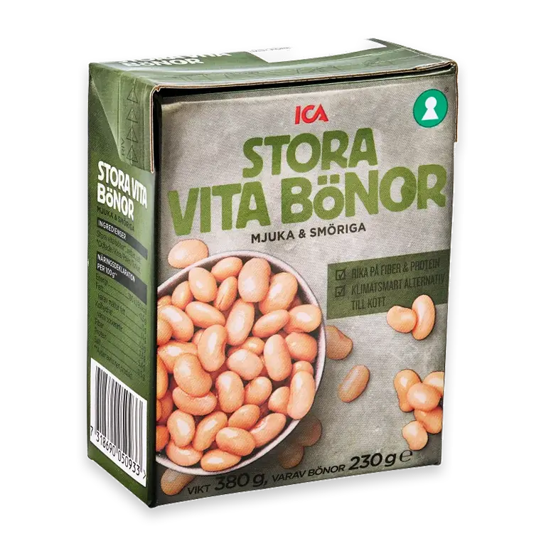 Stora Bönor Vita 380g