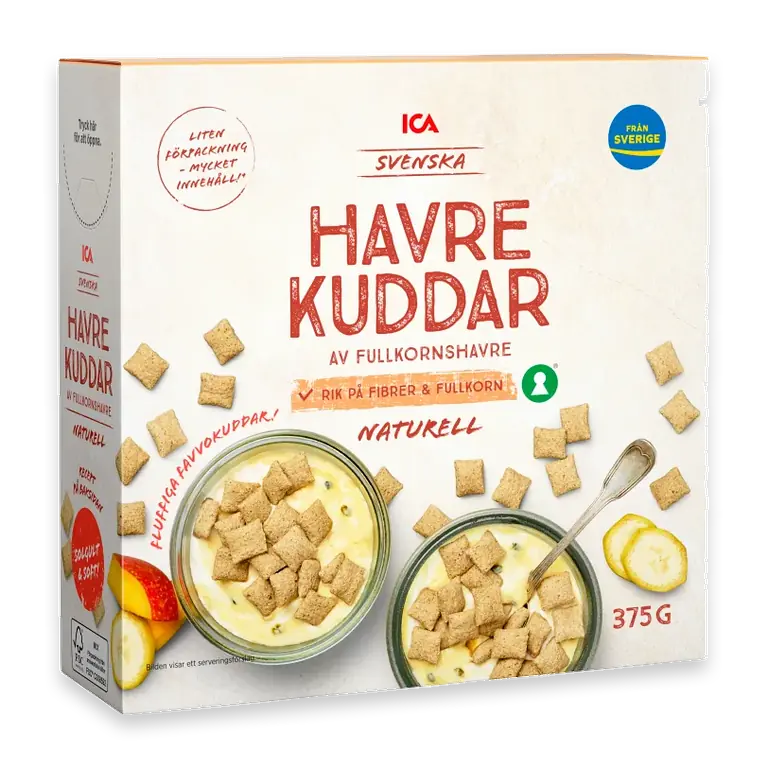 Svenska Havrekuddar 375g