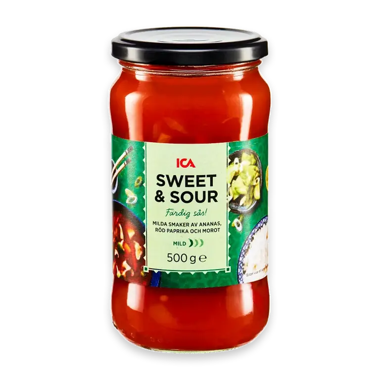 Sweet & sour Mild Färdig sås 500g