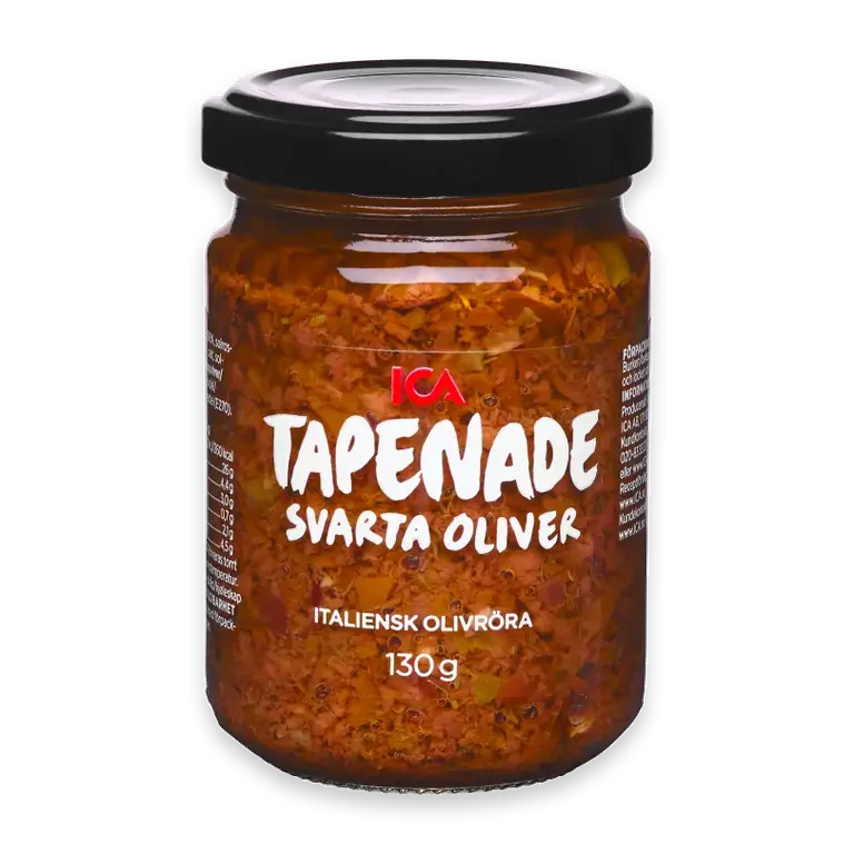 Tapenade Svarta oliver 130g