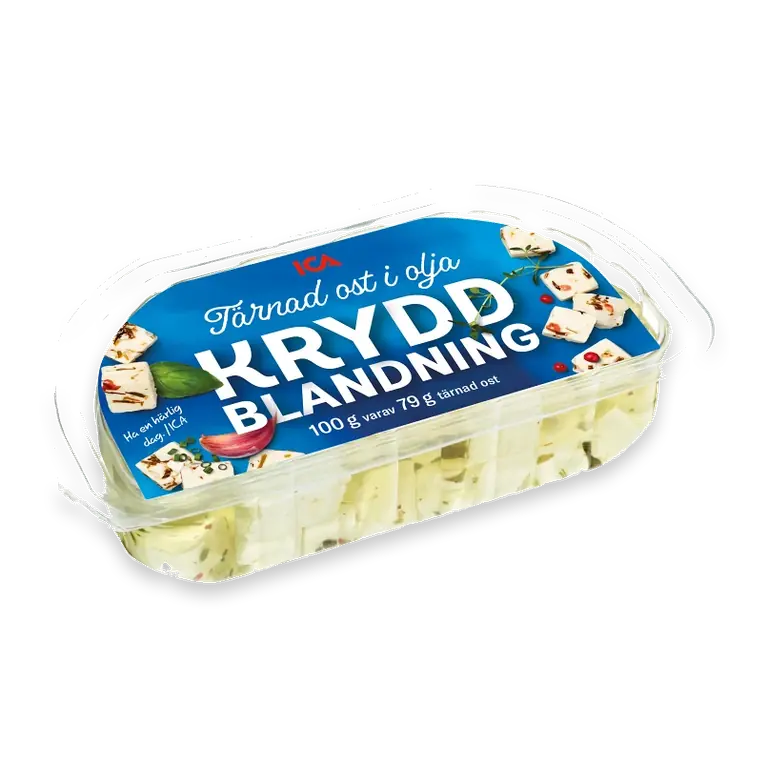 Tärnad ost i olja Kryddblandning 100g