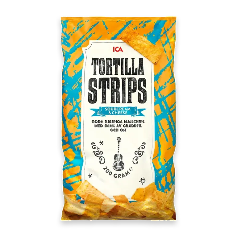 Tortillastrips Sourcreame & cheese 200g