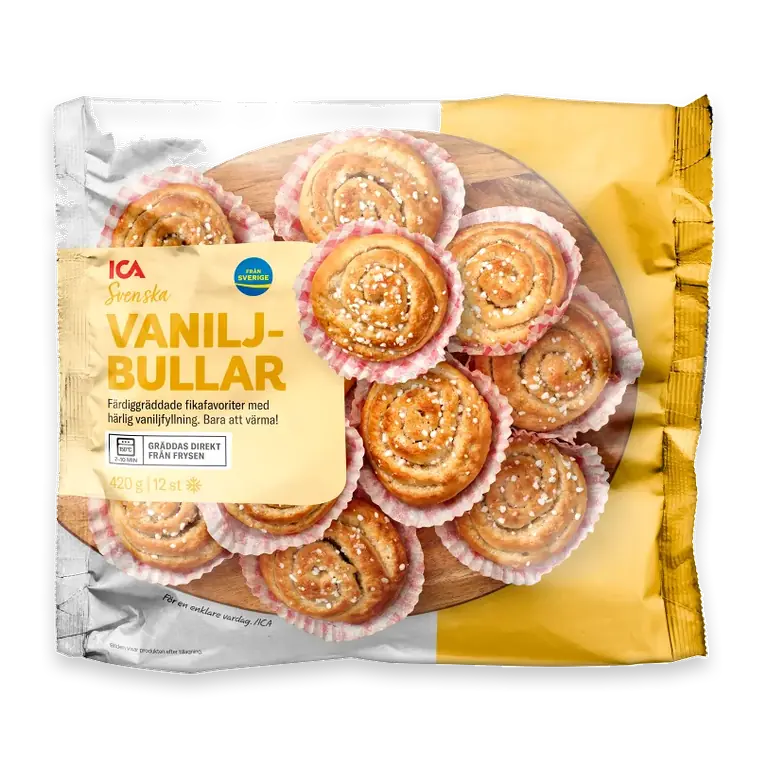 Vaniljbullar Fryst 420g