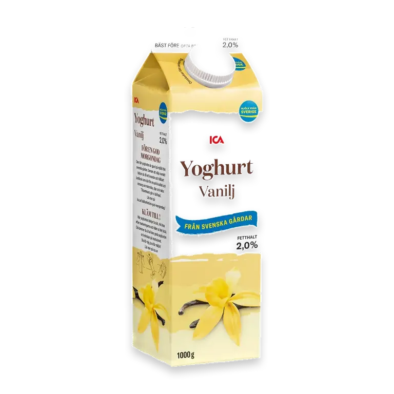 Vaniljyoghurt 2% 1000g