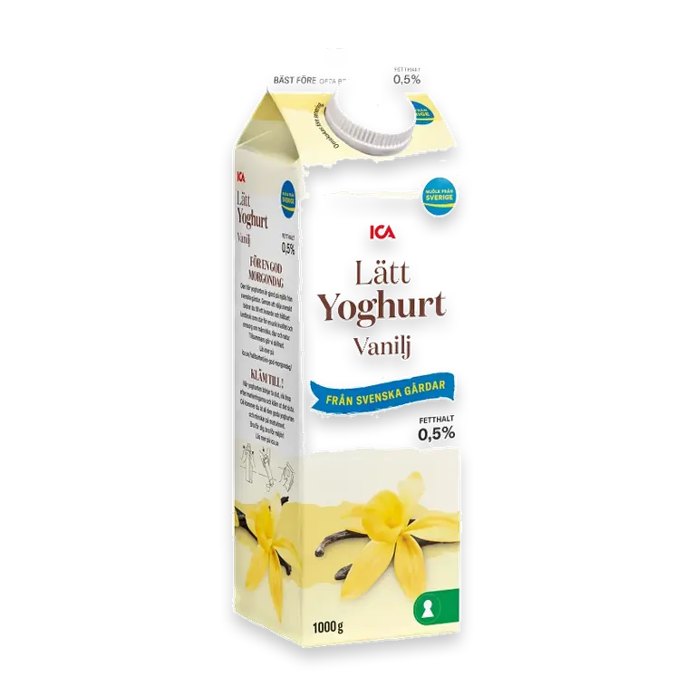 Vaniljyoghurt Lätt 0,5% 1000g