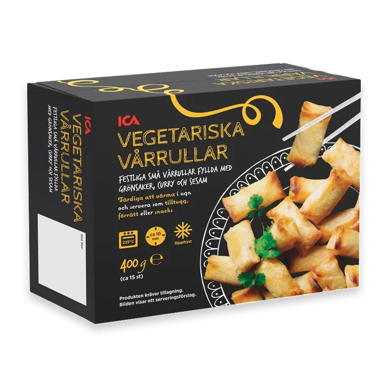 Vårrulle Curry & sesam vegetariska Frysta 400g