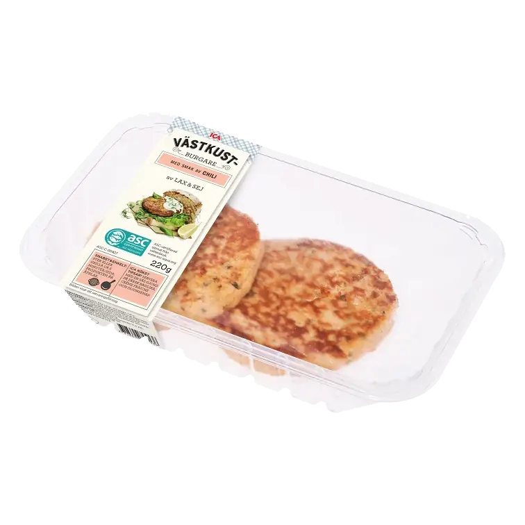 Västkustburgare Färska 220g Miljömärkt
