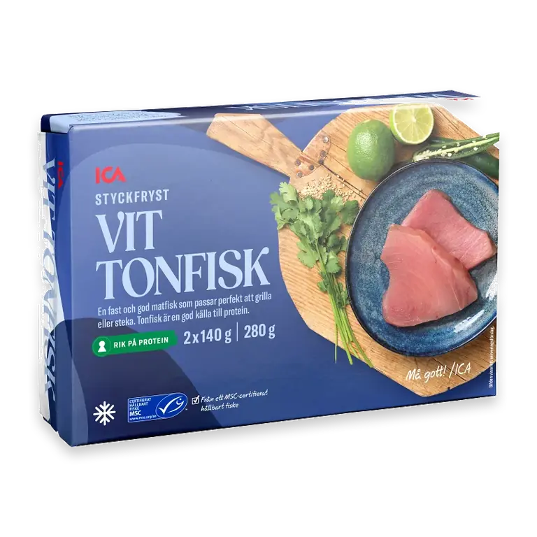 Vit tonfiskfilé Fryst 280g