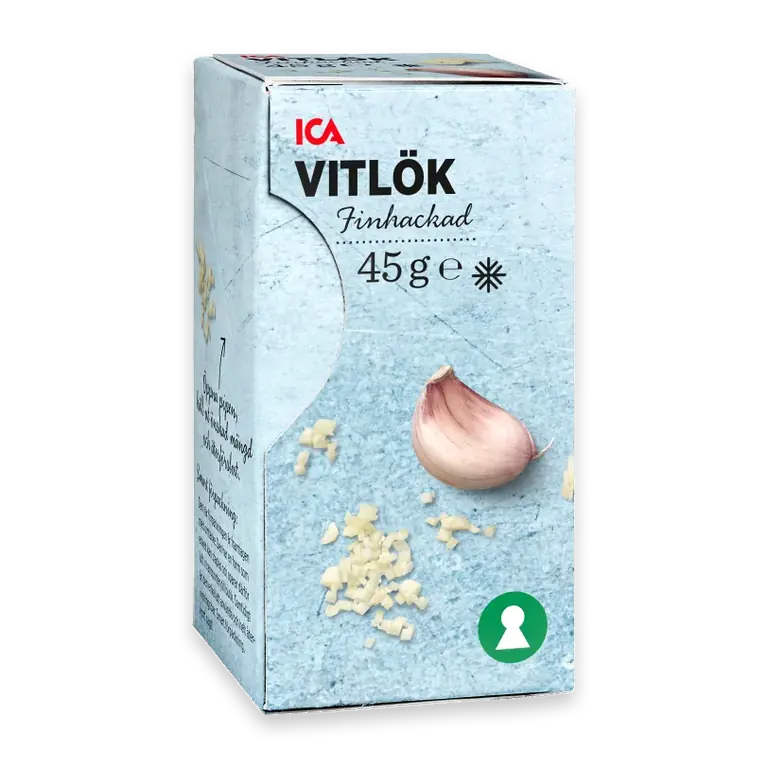 Vitlök finhackad fryst 45g