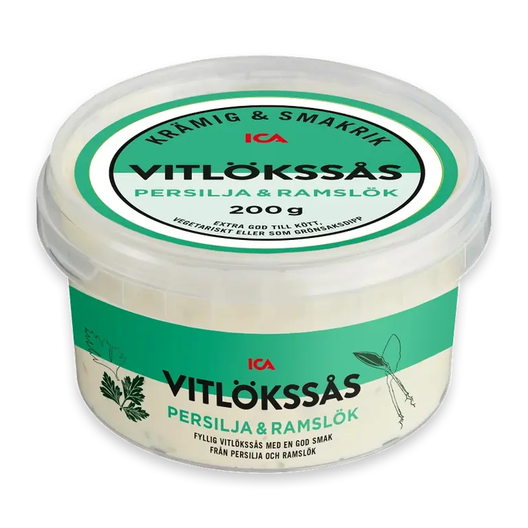 Vitlöksås Persilja och Ramslök 200g