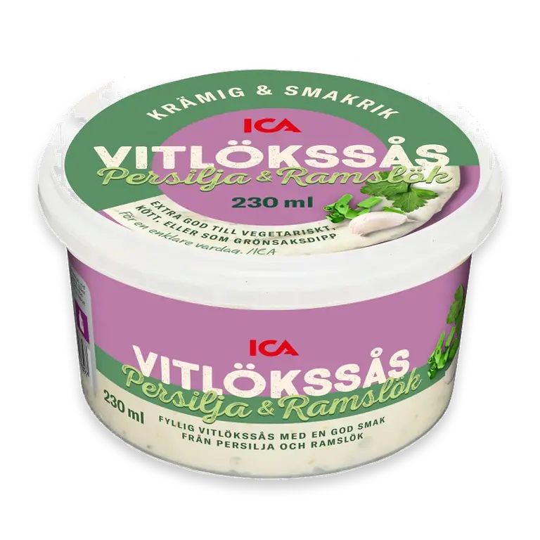 Vitlökssås Persilja och Ramslök 230ml
