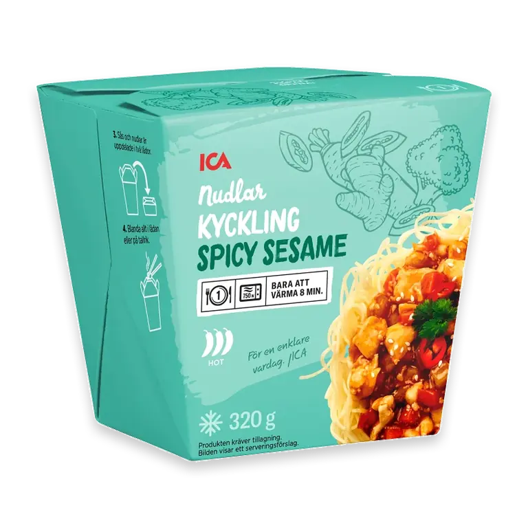 Wok Kyckling spicy sesame Fryst 320g