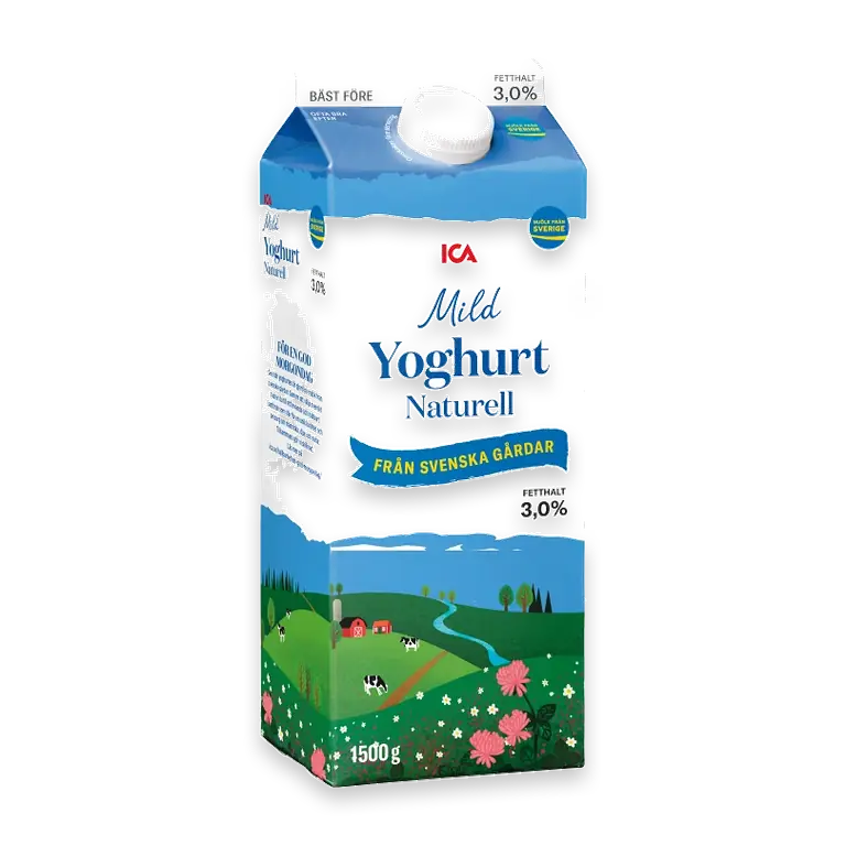 Yoghurt Mild Naturell 3% 1,5l